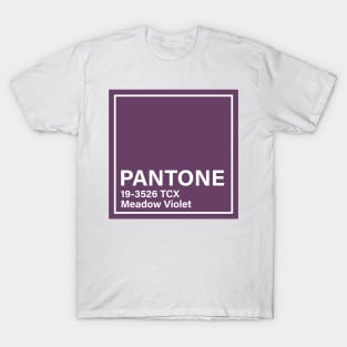 PANTONE 19-3526 TCX Meadow Violet, purple T-Shirt